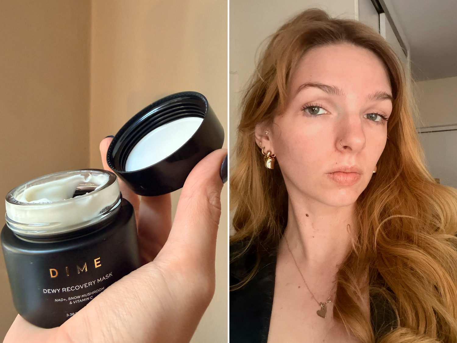 Dime Beauty Dewy Recovery Mask Review: The NAD+ Secret for Glowing Winter Skin