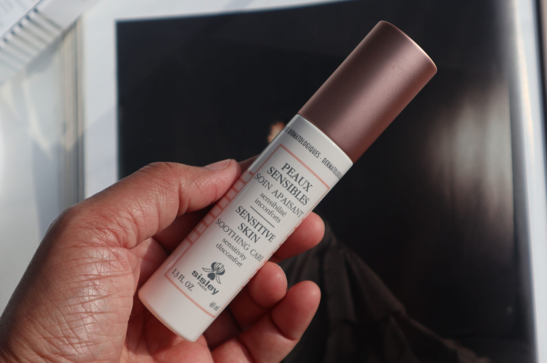 Front view of the Sisley Paris Sensitive Skin Soothing Care packaging.
