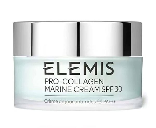 Elemis Pro-Collagen Marine Cream SPF30 jar.